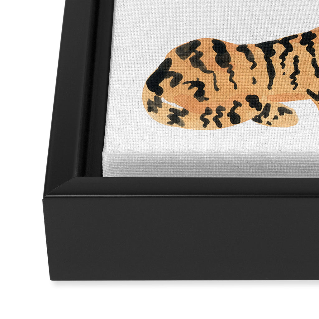 Tigers Framed Canvas Print Gallery Image 3