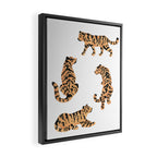 Tigers Framed Canvas Print Gallery Image 2