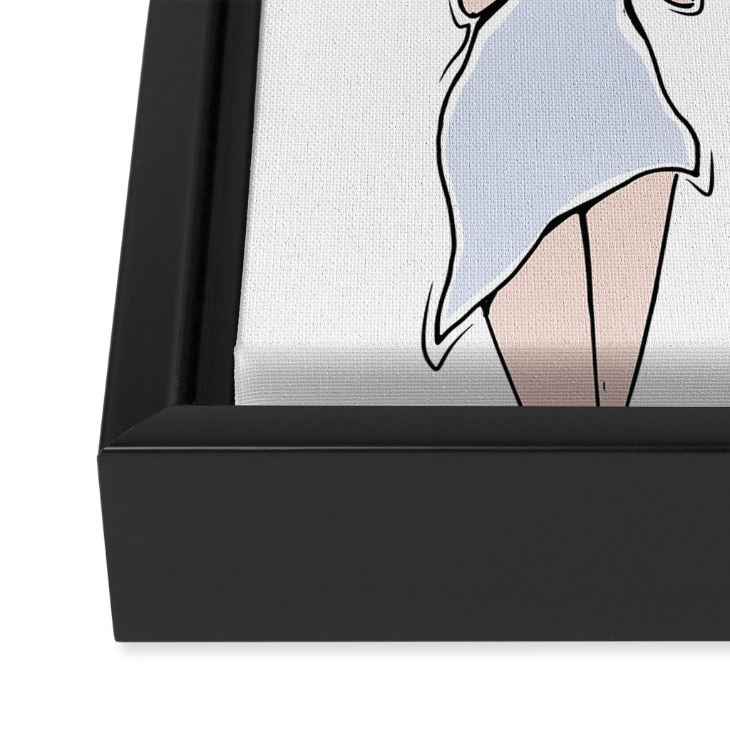Towelettes Framed Canvas Print Gallery Image 3