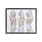 Towelettes Framed Canvas Print Gallery Image 2