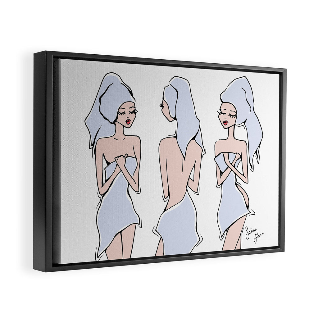 Towelettes Framed Canvas Print Gallery Image 6