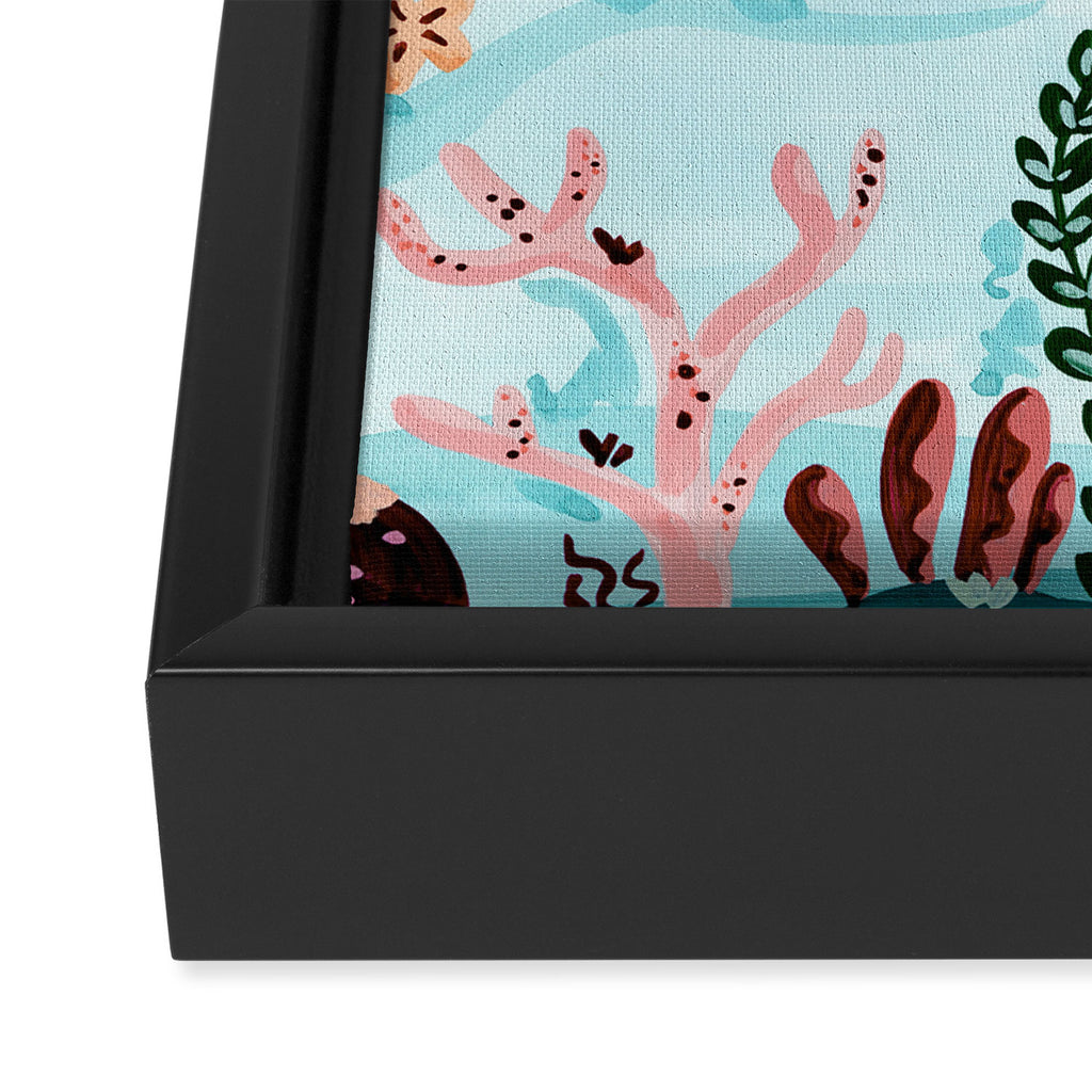 Underwater Framed Canvas Print Gallery Image 3