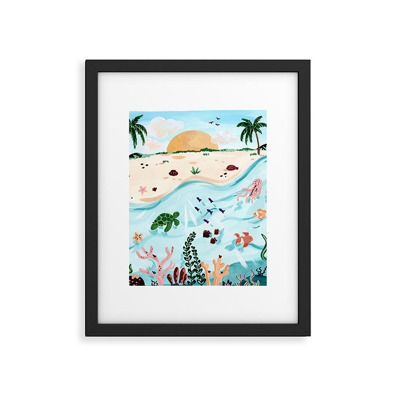 Underwater Framed Art Print Gallery Image 5