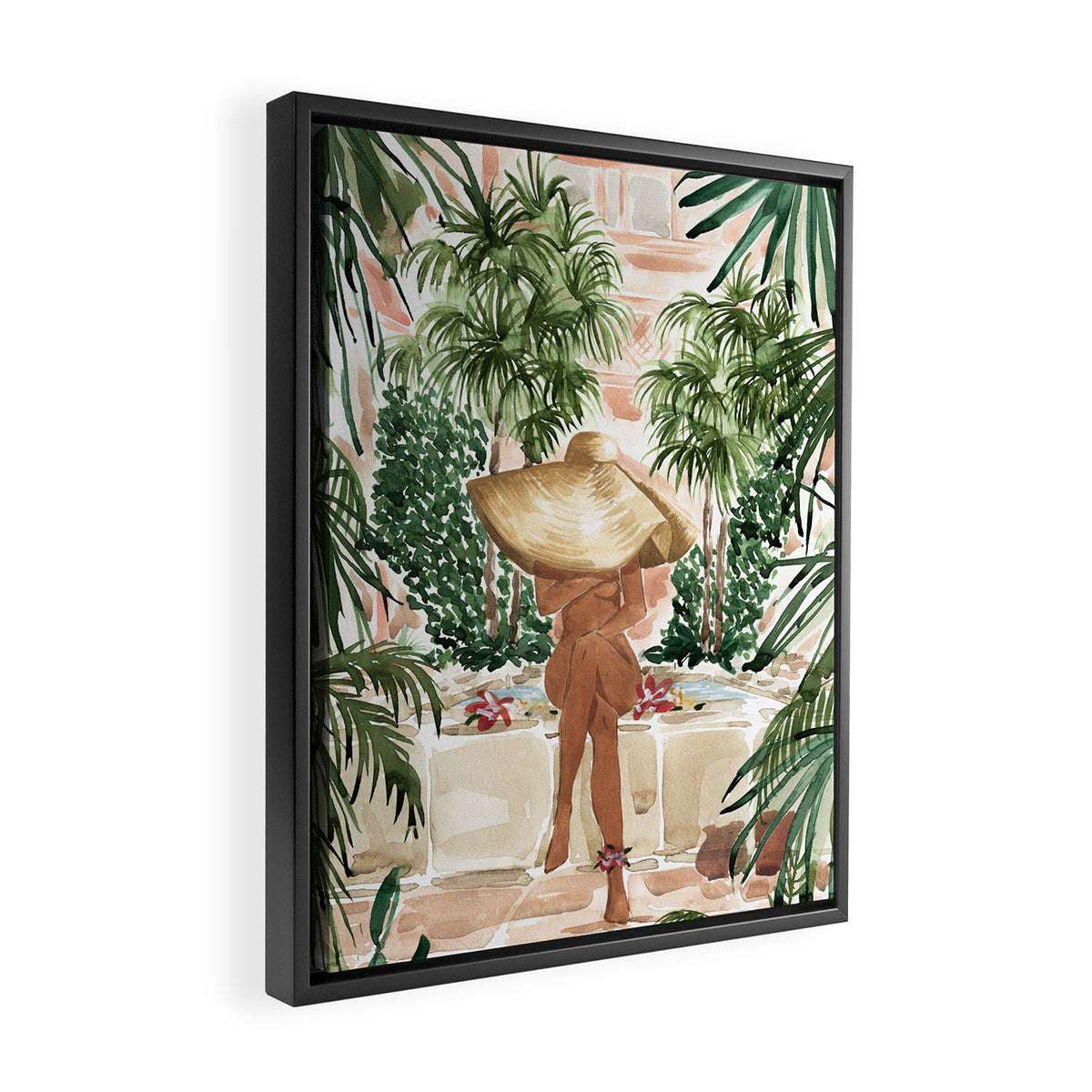 Vacation Mode Framed Canvas Print Gallery Image 2