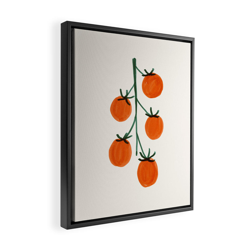 Vine Tomatoes Framed Canvas Print Gallery Image 2