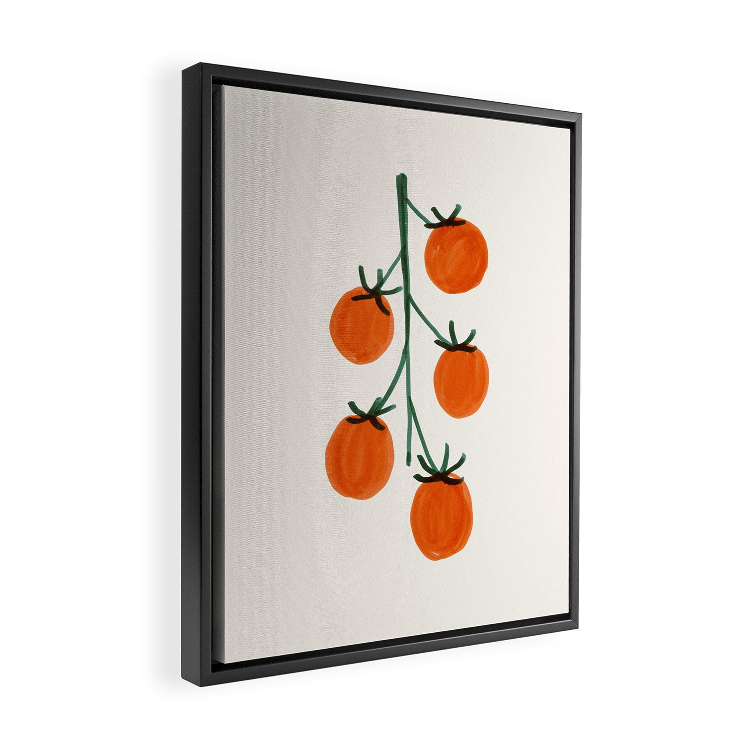 Vine Tomatoes Framed Canvas Print Gallery Image 2