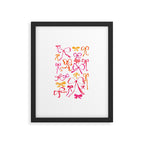 Watercolor Ribbon Bows Framed Art Print Gallery Image 5