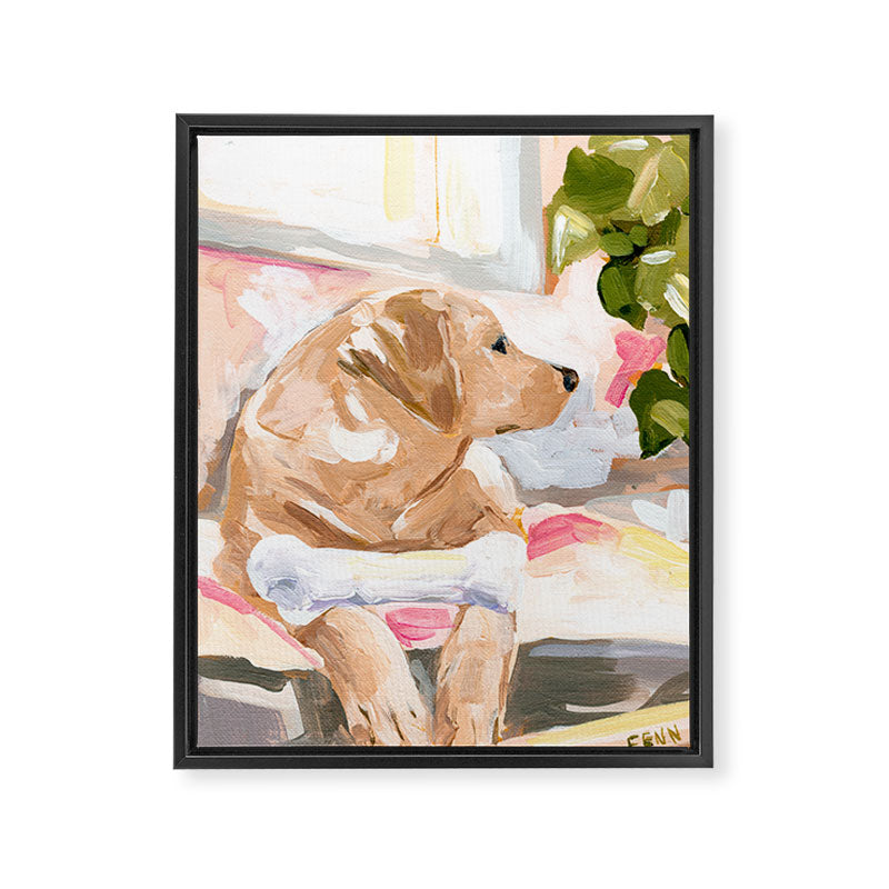 Who's There? Framed Canvas Print Gallery Image 6