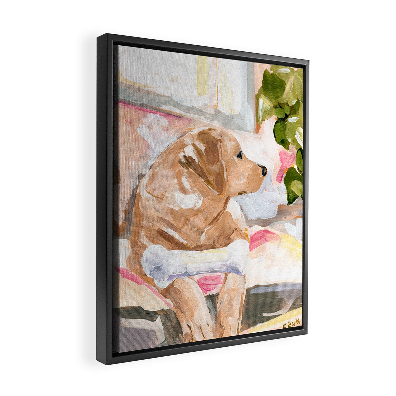 Who's There? Framed Canvas Print Gallery Image 2