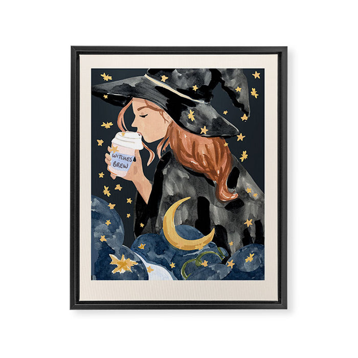 Witches' Brew by Sabina Fenn Framed Canvas Print Gallery Image 1