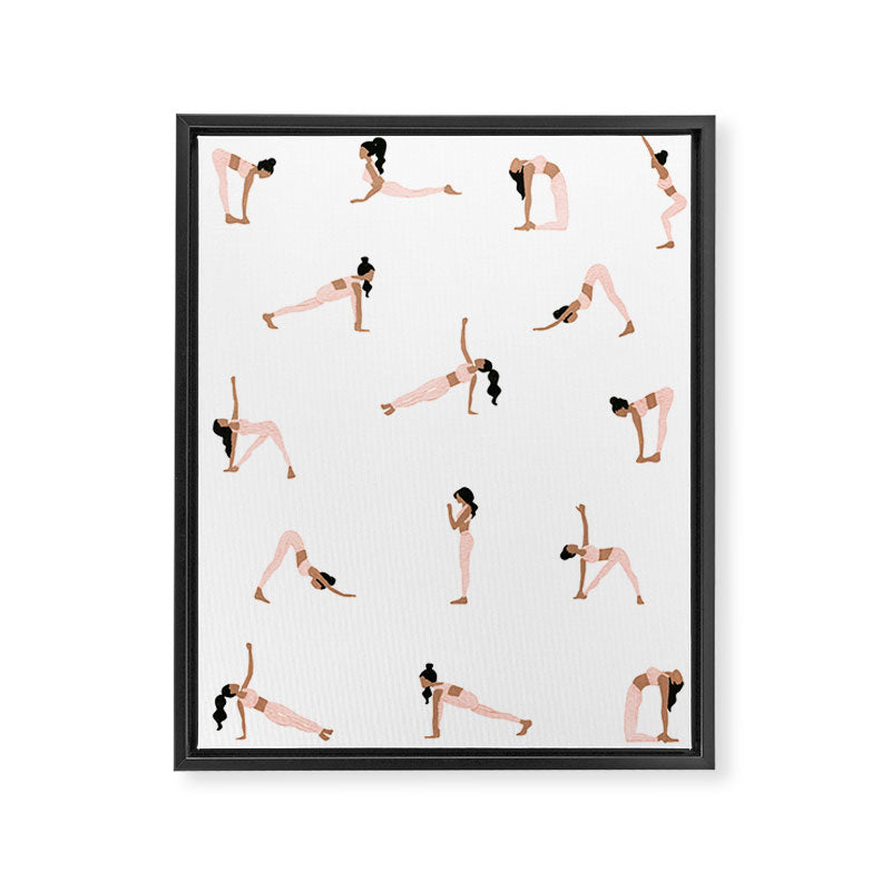 Yogies Framed Canvas Print Gallery Image 6