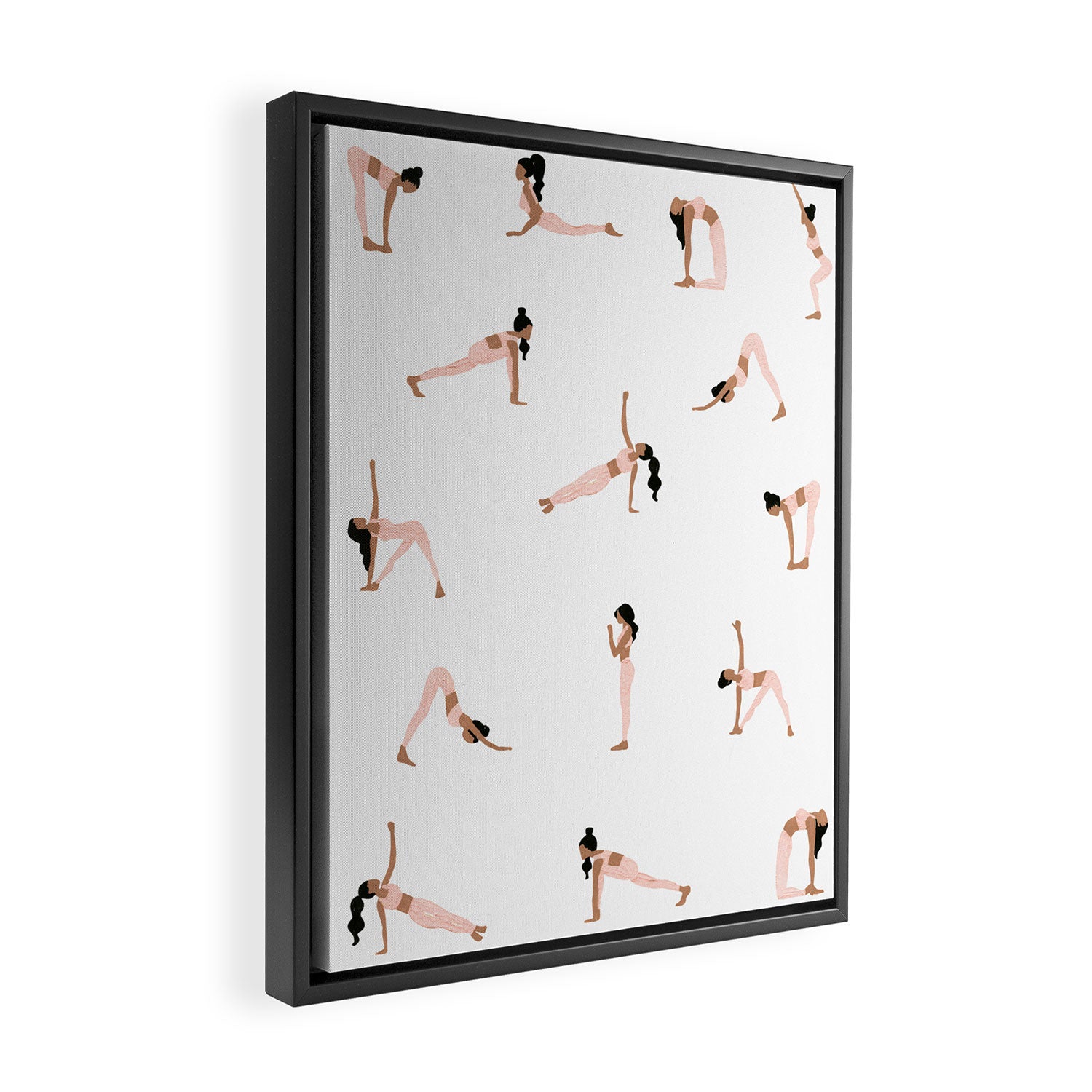 Yogies Framed Canvas Print Gallery Image 2