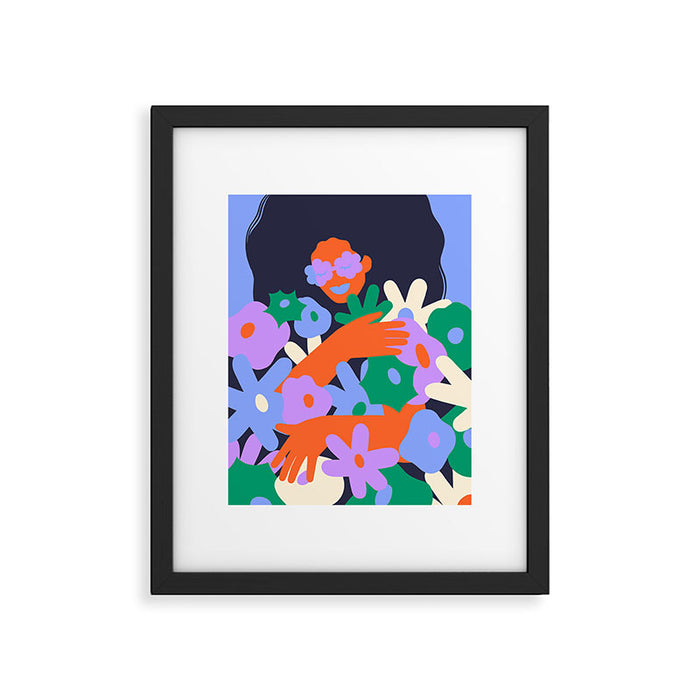 Power Flower Framed Art Print Gallery Image 1