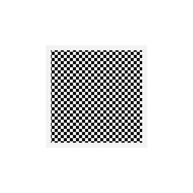 Classic Black and White Race Check Checkered Geometric Win Art Print Gallery Image 1