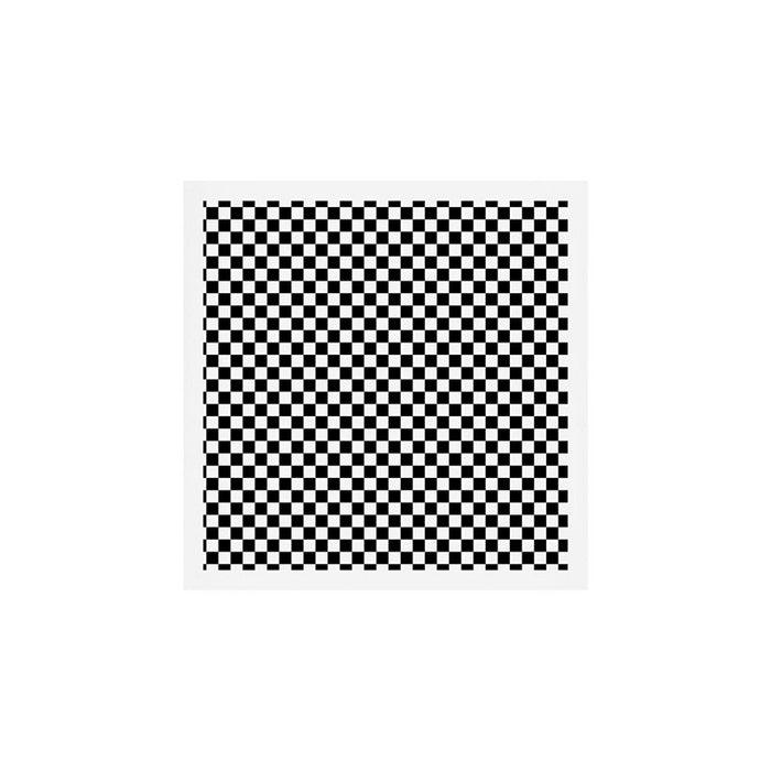 Classic Black and White Race Check Checkered Geometric Win Art Print Gallery Image 1