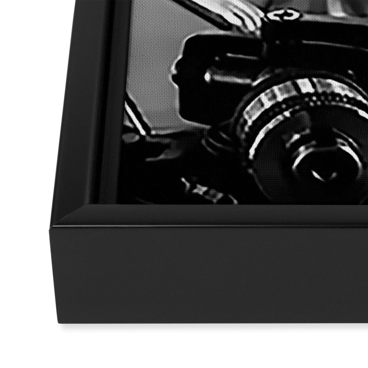 dj turntable record music aesthetic close up elegant mood art photography  Framed Canvas Print Gallery Image 3