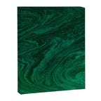 malachite green marbleized effect marble painting Canvas Print Gallery Image 8