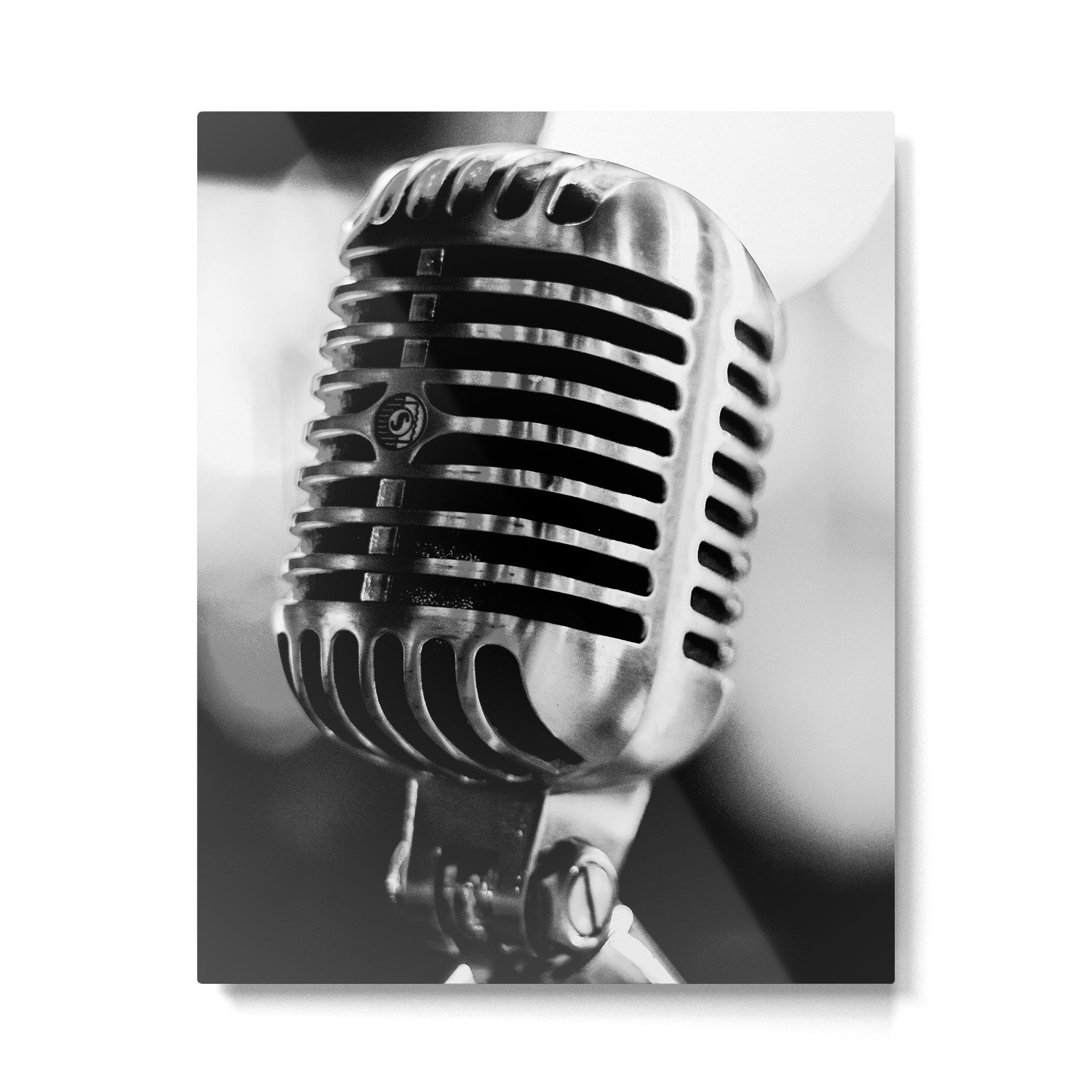 microphone music aesthetic close up elegant mood art photography  Metal Print Gallery Image 6