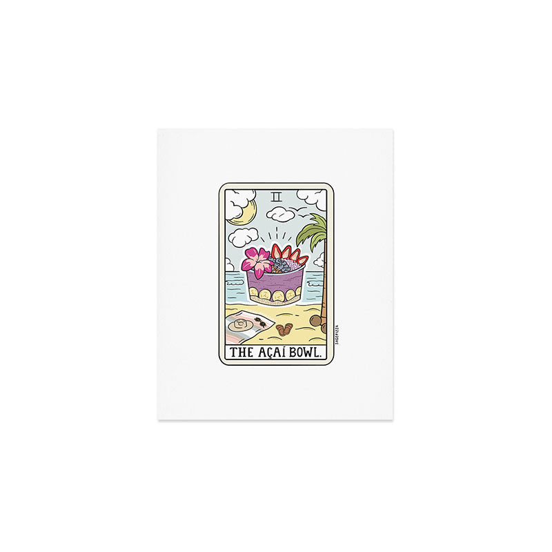 ACAI BOWL READING Art Print Gallery Image 1