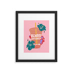 ALWAYS CAFFEINATED Framed Art Print Gallery Image 5