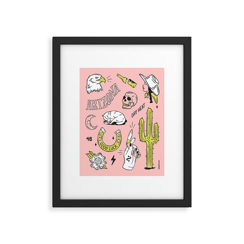 ARIZONA FLASH SHEET Framed Art Print Gallery Image 5
