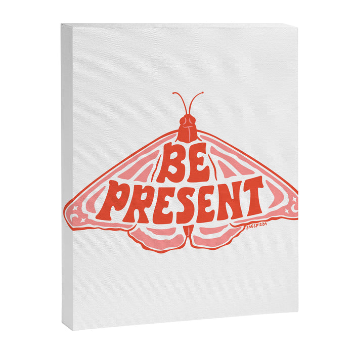 BE PRESENT Canvas Print Gallery Image 1