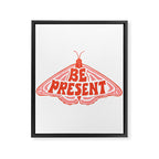 BE PRESENT Framed Canvas Print Gallery Image 8