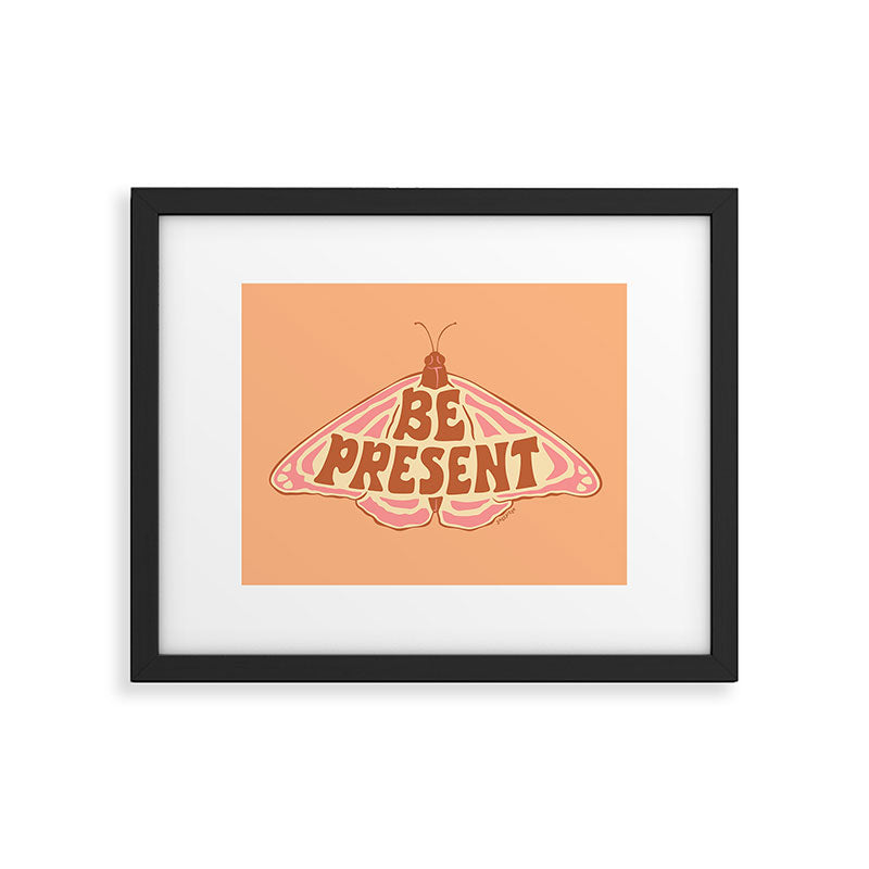 BE PRESENT Framed Art Print Gallery Image 5