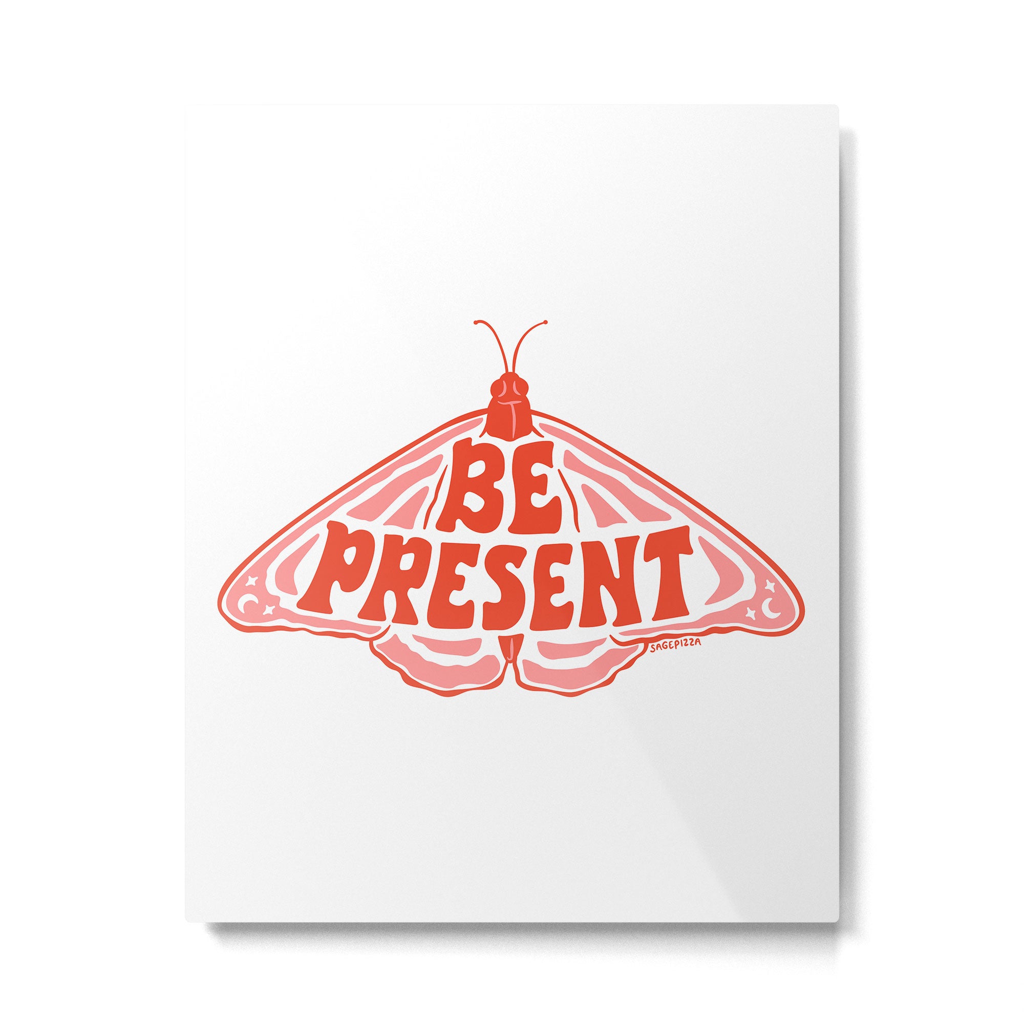 BE PRESENT Metal Print Gallery Image 6