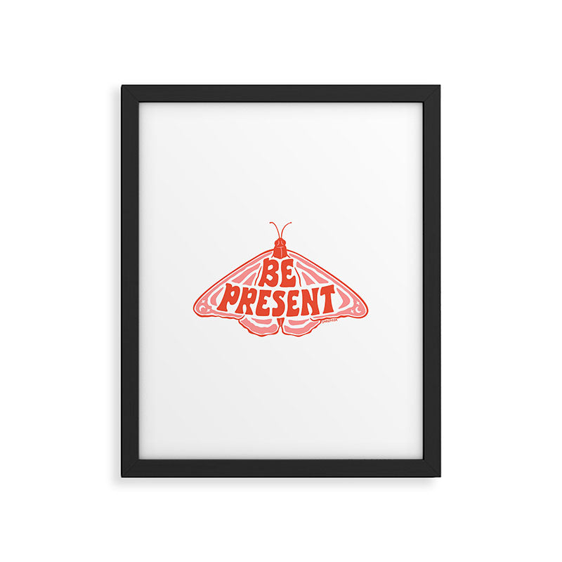 BE PRESENT Framed Art Print Gallery Image 6