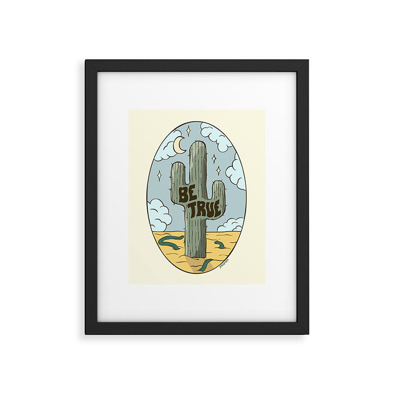 BE TRUE Framed Art Print Gallery Image 5