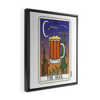 Beer Reading Framed Canvas Print Gallery Image 2