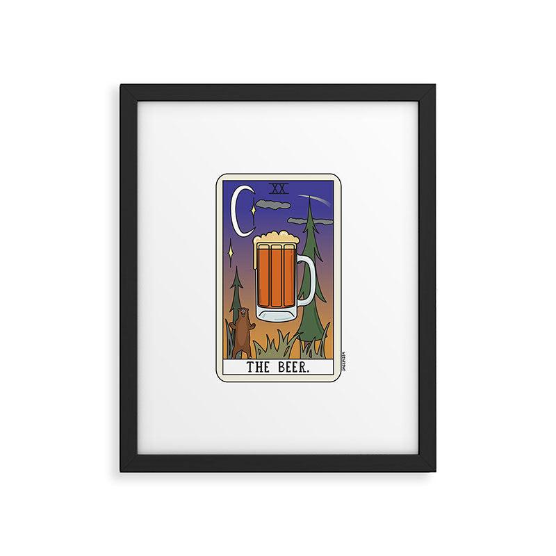 Beer Reading Framed Art Print Gallery Image 5