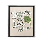 BELIEVE IN LOVE AGAIN Framed Canvas Print Gallery Image 6