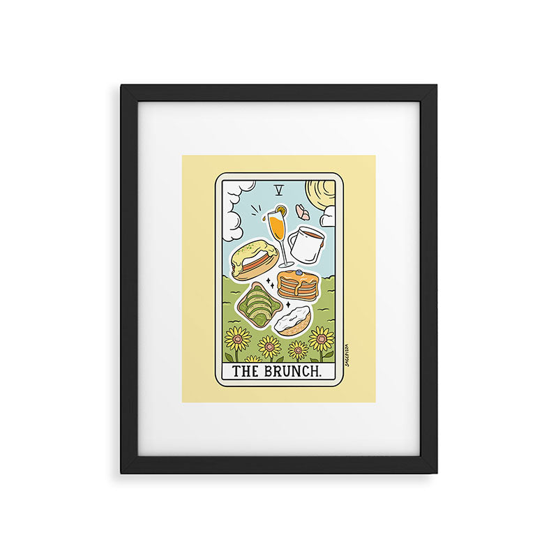 Brunch Reading Framed Art Print Gallery Image 5
