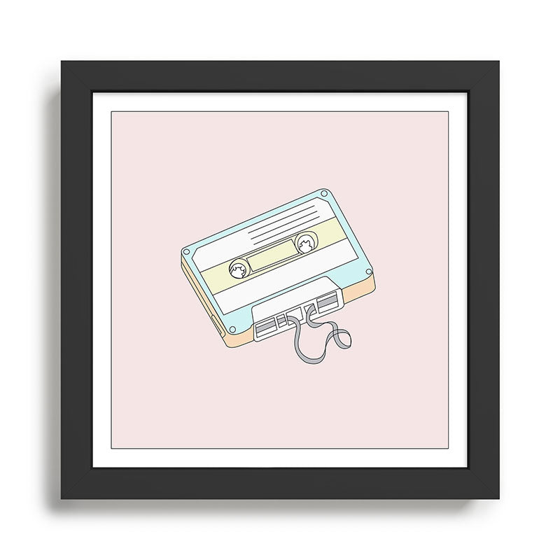 C A S S E T T E Framed Art Print Gallery Image 1