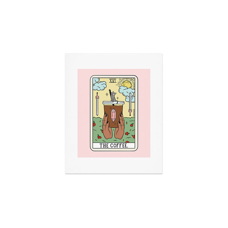COFFEE READING UPDATED (DARK) Art Print Gallery Image 1