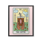 COFFEE READING UPDATED (DARK) Framed Canvas Print Gallery Image 6