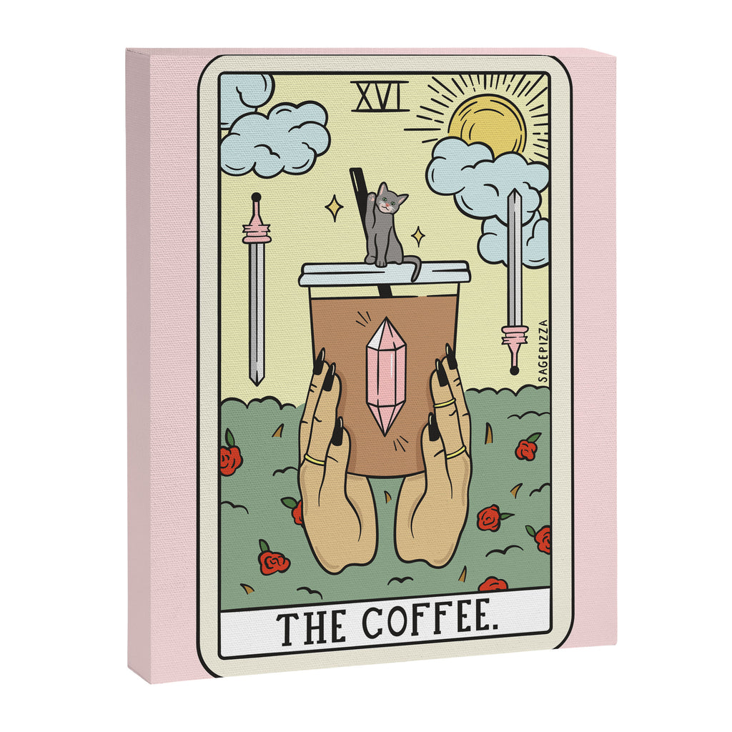 COFFEE READING UPDATED (LIGHT) Canvas Print Gallery Image 6