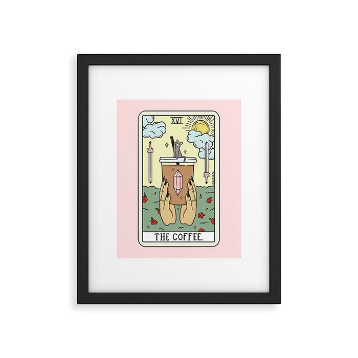 COFFEE READING UPDATED (LIGHT) Framed Art Print Gallery Image 1