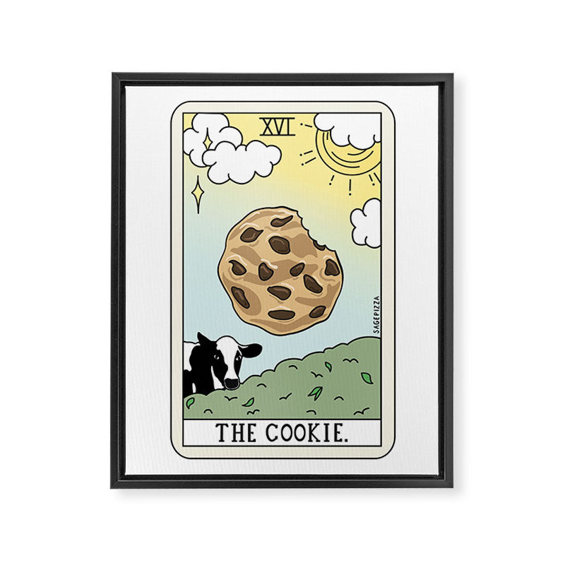 COOKIE READING Framed Canvas Print Gallery Image 6