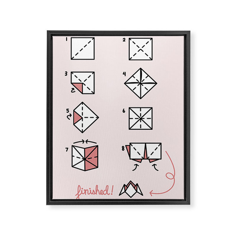 Cootie Catcher (How - To) Framed Canvas Print Gallery Image 6