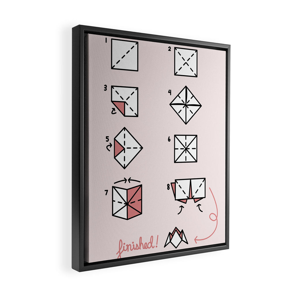 Cootie Catcher (How - To) Framed Canvas Print Gallery Image 2