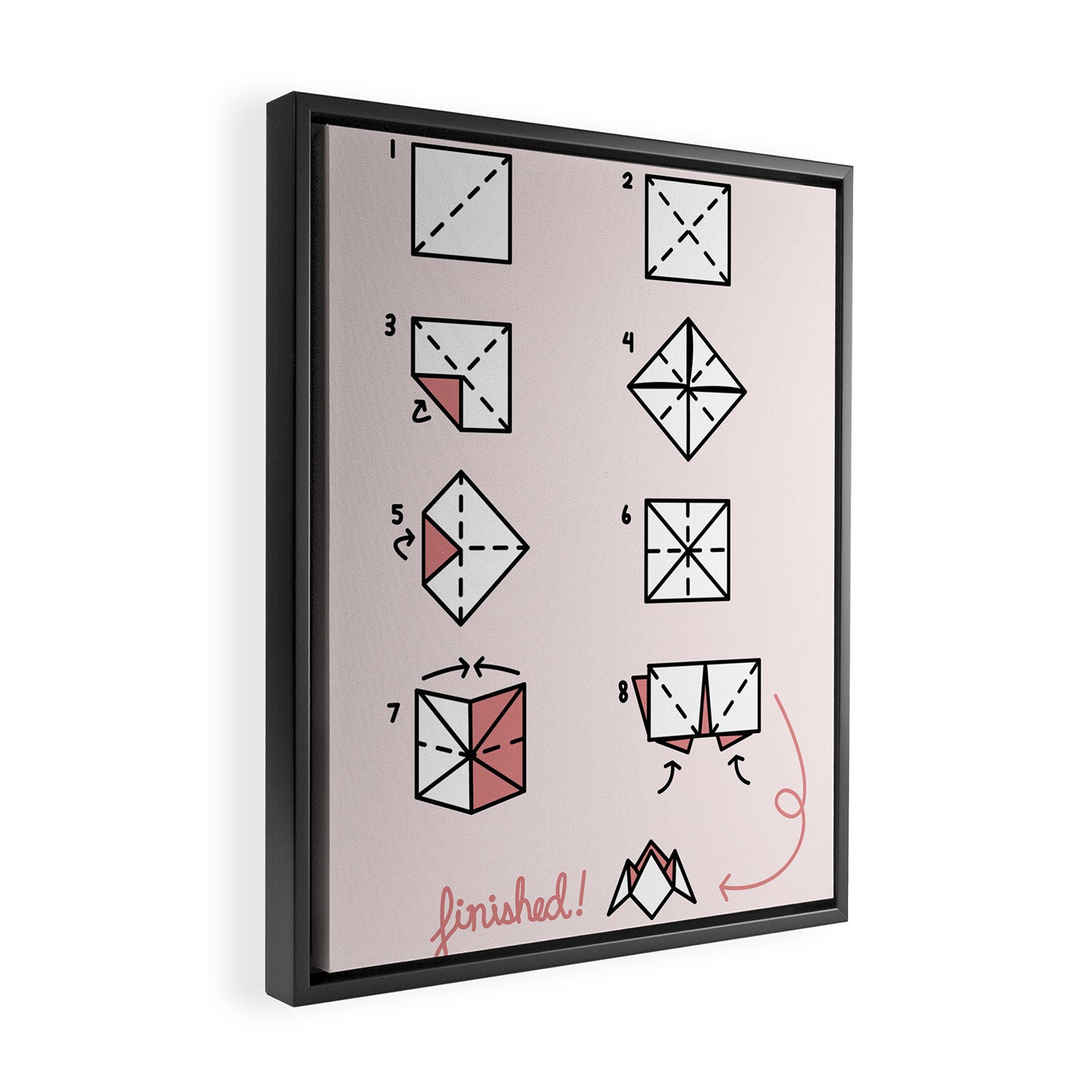 Cootie Catcher (How - To) Framed Canvas Print Gallery Image 2