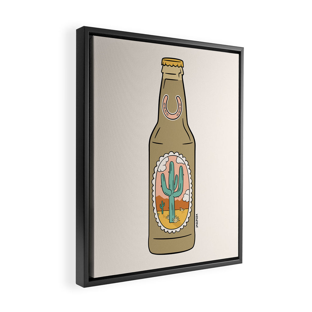 DESERT BREW Framed Canvas Print Gallery Image 2