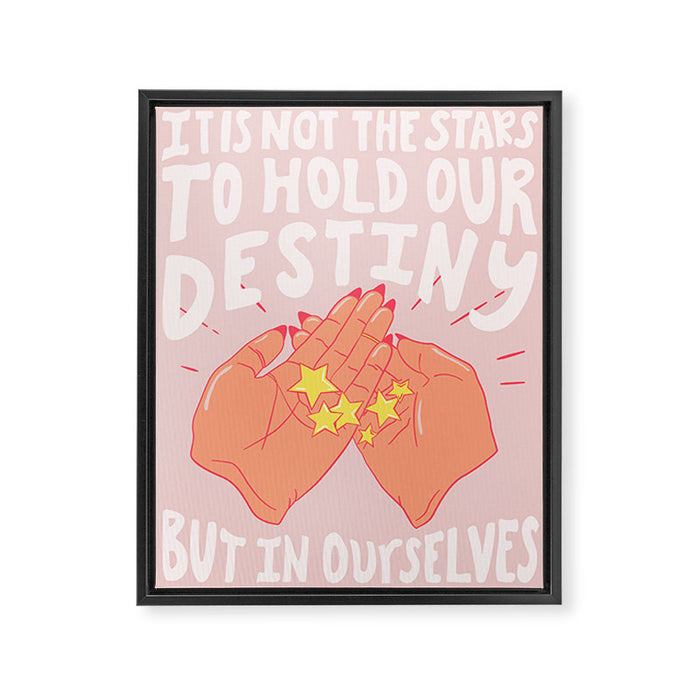 DESTINY Framed Canvas Print Gallery Image 1