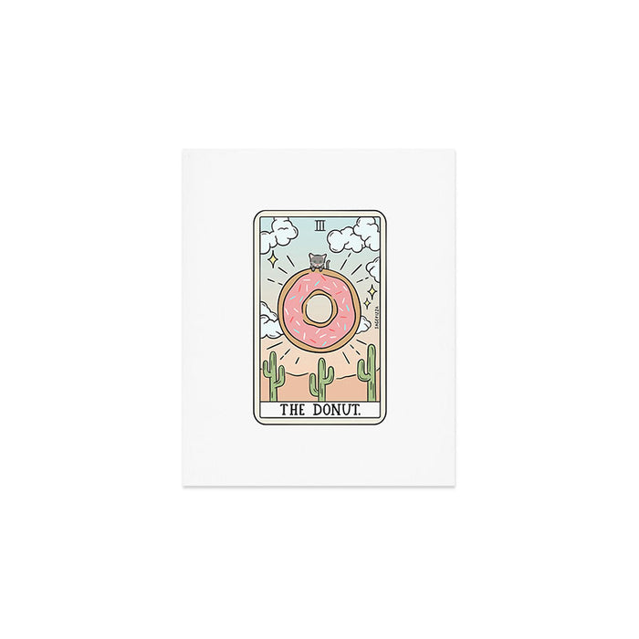 DONUT READING Art Print Gallery Image 1