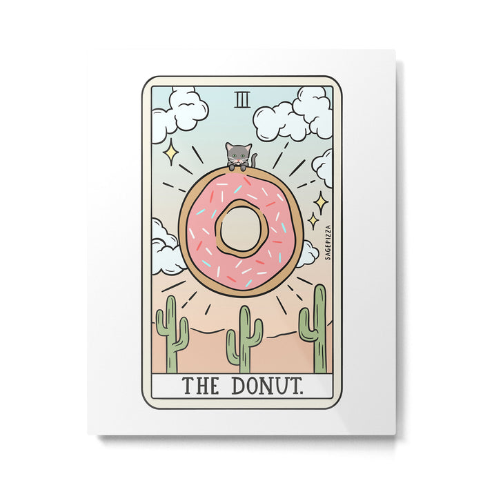 DONUT READING Metal Print Gallery Image 1