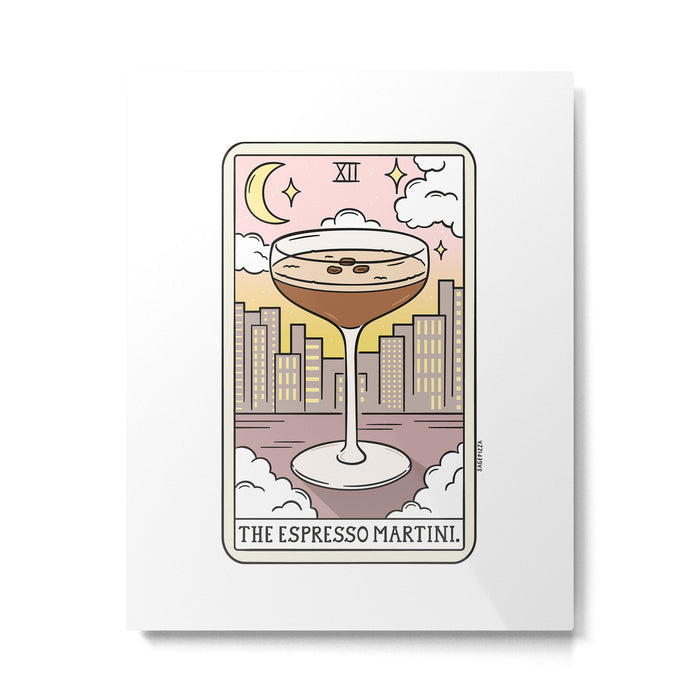 ESPRESSO MARTINI READING Metal Print Gallery Image 1