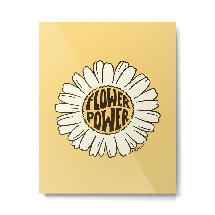 Flower Power Metal Print Gallery Image 1